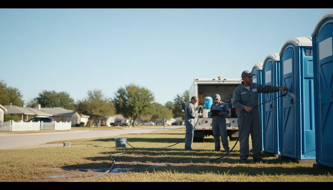Long-Term Portable Toilet Rental in Yorktown, TX near me